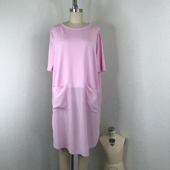 COS Oversized Sweater Dress Pockets with Silk Skirt - Picture 2 of 7